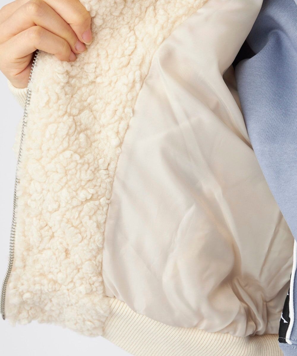 OP／FILA 【Kappa】ショート丈 ドロップショルダーボアジャケット 