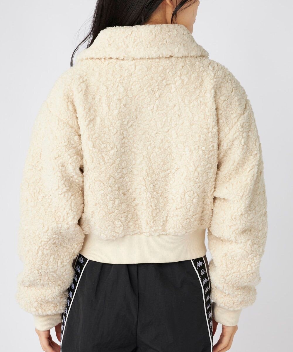 OP／FILA 【Kappa】ショート丈 ドロップショルダーボアジャケット 