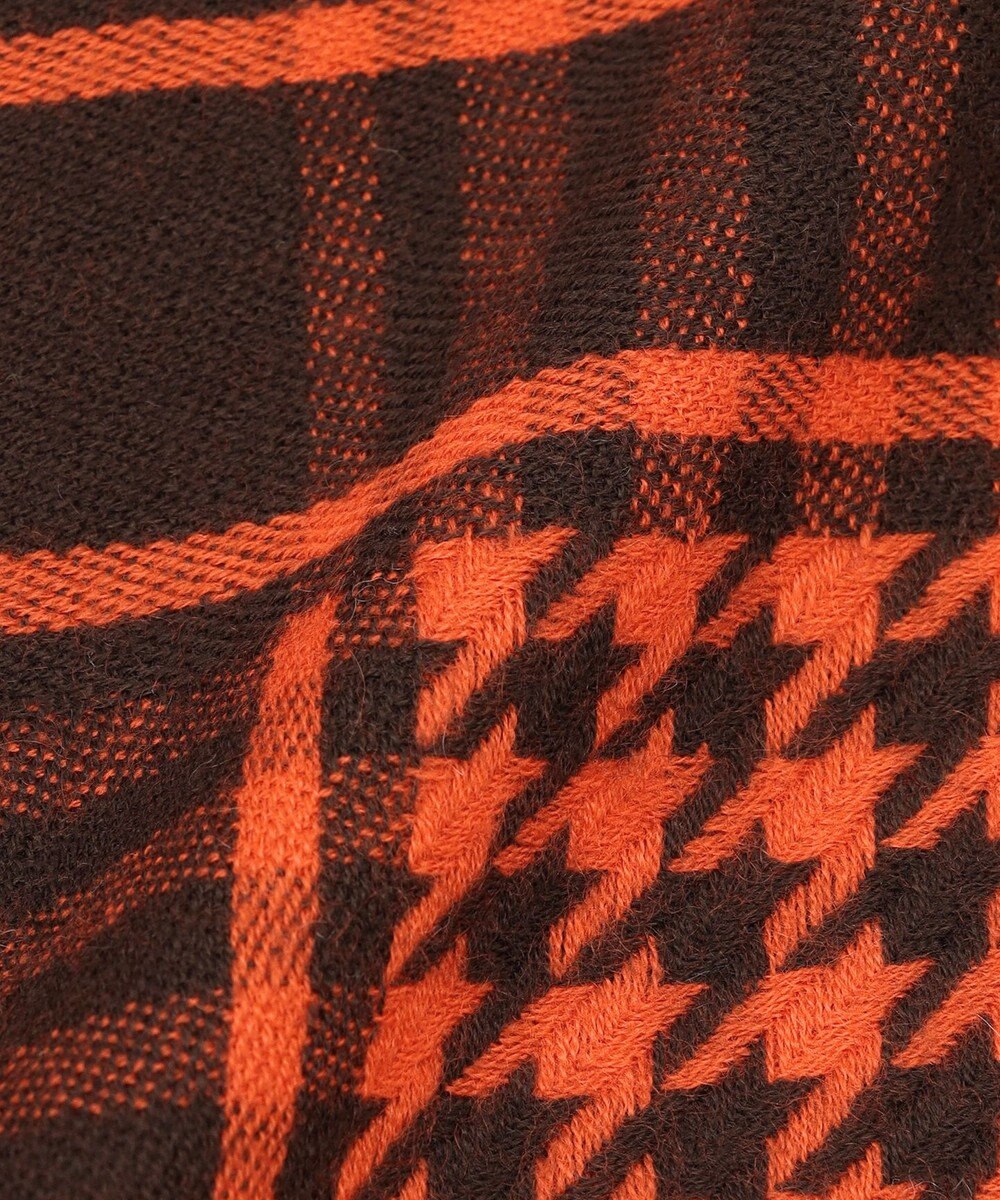 ICB コンビネーションチェックカシミヤ ストール 