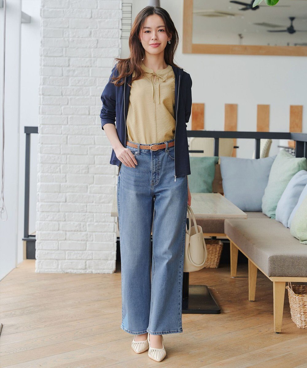 Tiaclasse L 【UVケア・接触冷感】“やみつき”ショートパーカー 