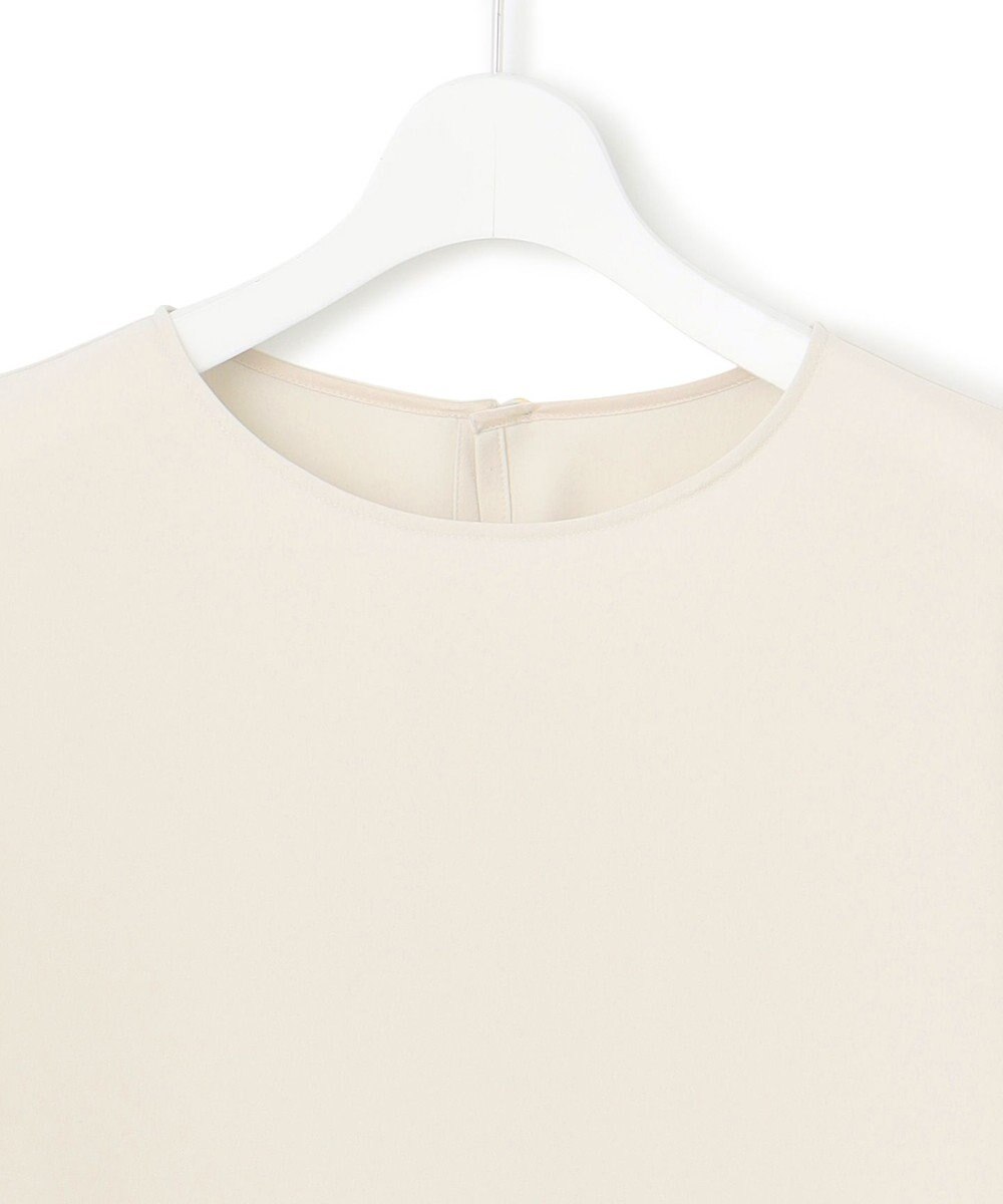 23区 【吸水速乾/UVカット/接触冷感】ストレッチジョーゼット ランタンスリーブ カットソー 