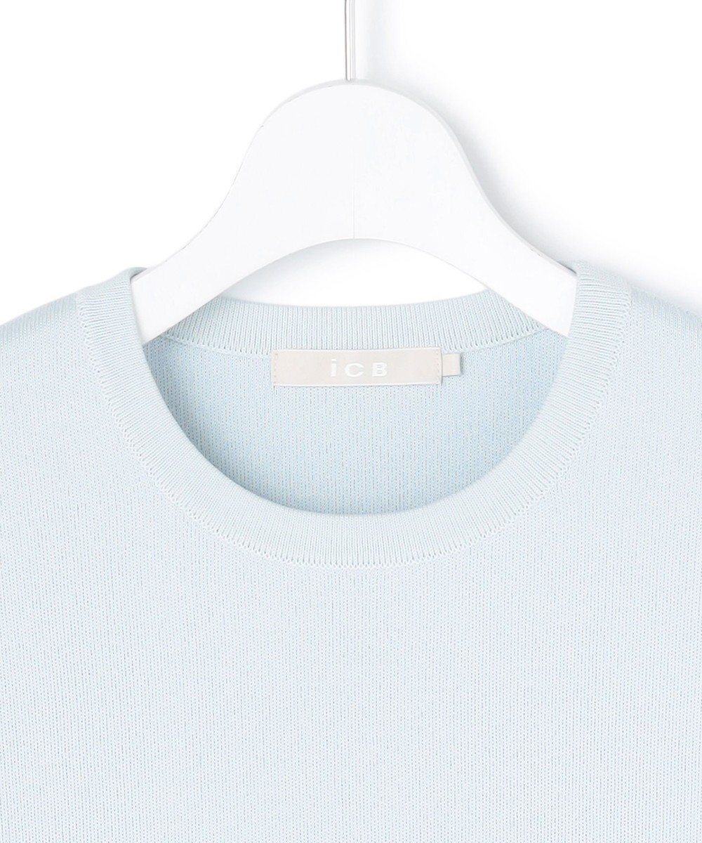 ICB コットンポリエステルスムース  プルオーバー ニット 