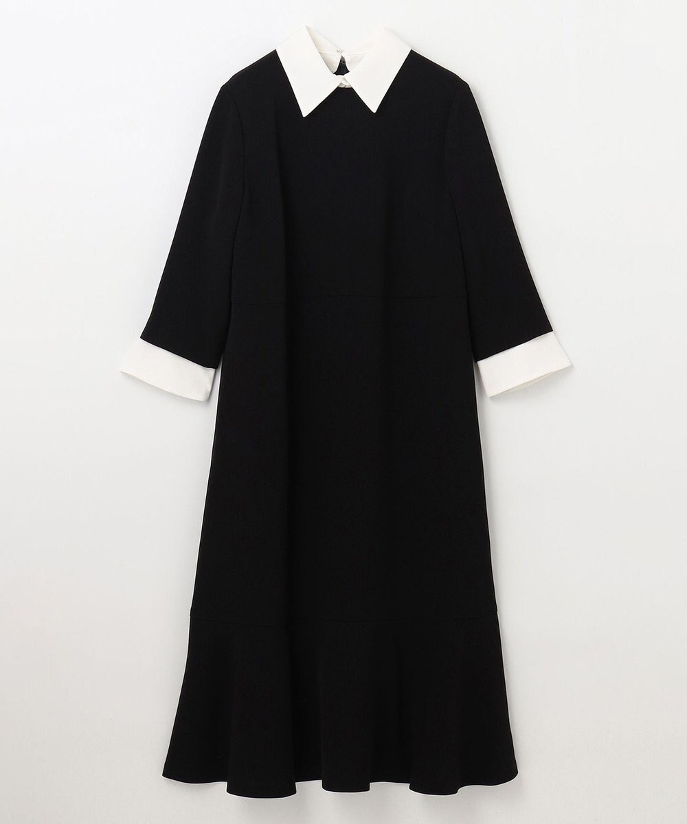 GRACE CONTINENTAL ダブルクロスドレス 