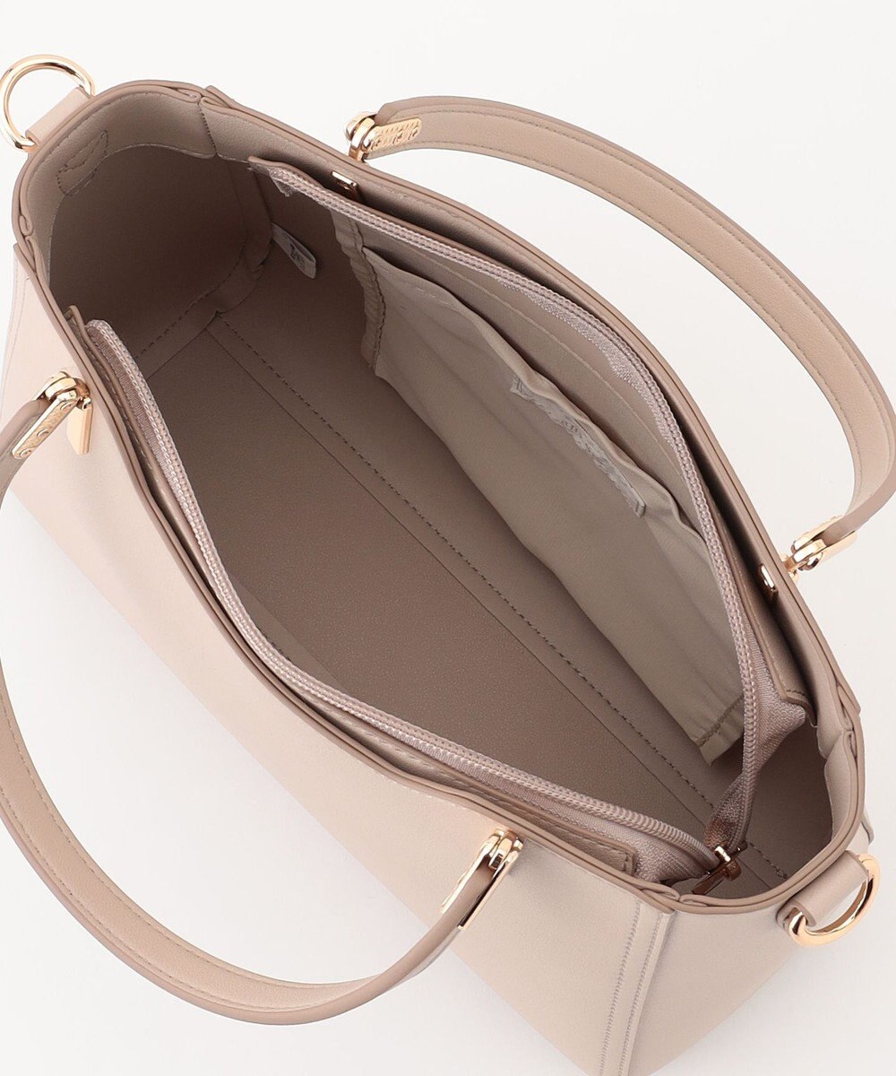 ANY SIS 【2WAY】スクエアミディトート バッグ 