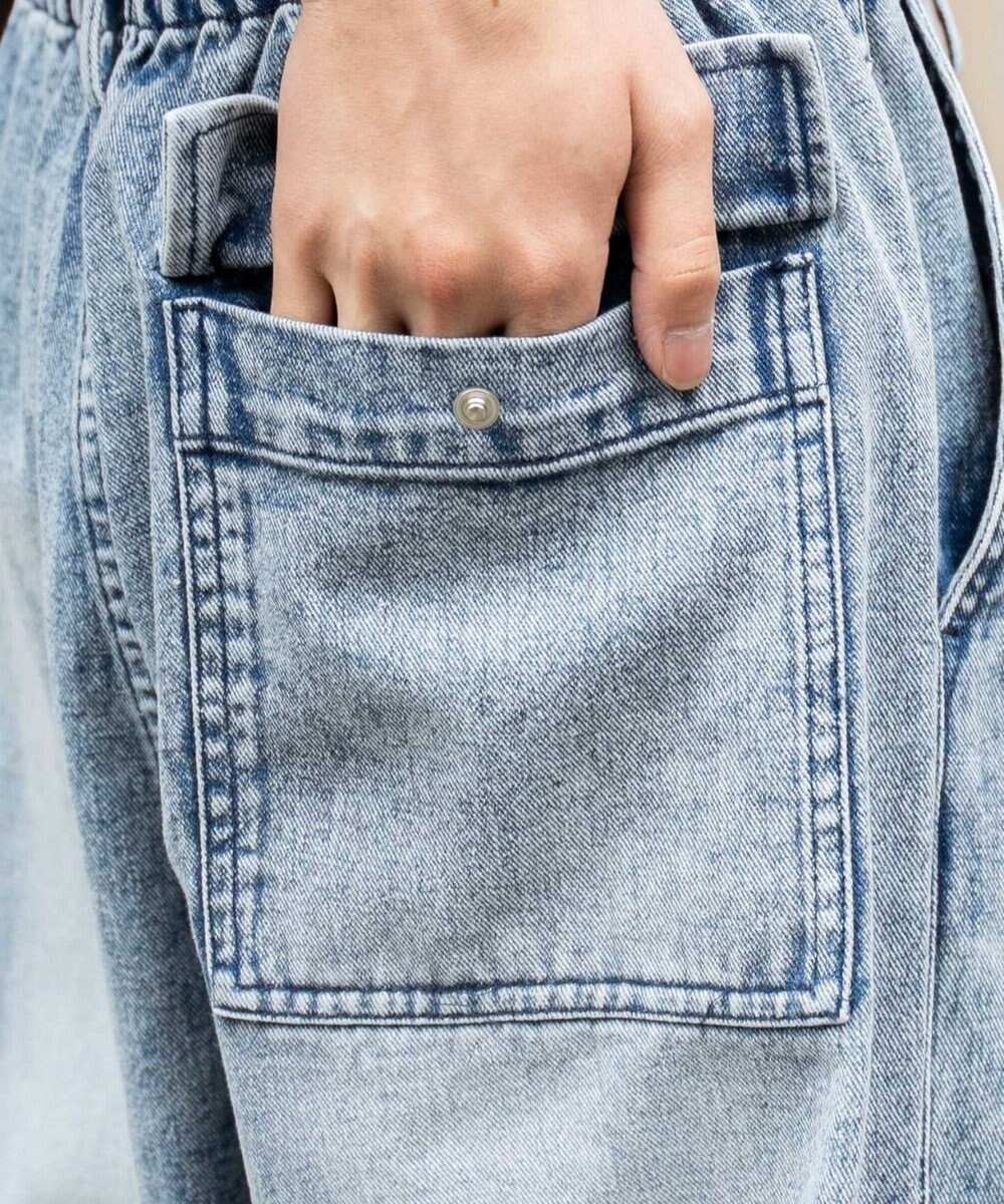 WEGO デニムパラシュートパンツ 
