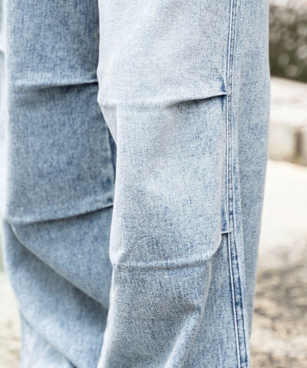 WEGO デニムパラシュートパンツ 