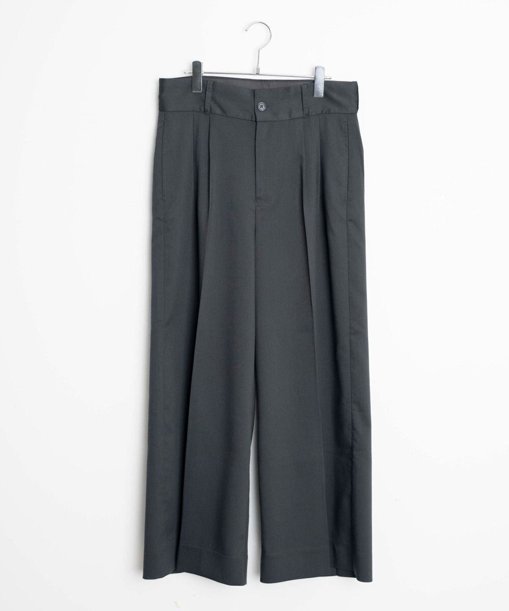 WEGO 【ユニセックス着用ITEM】ワイドストレートスラックス 