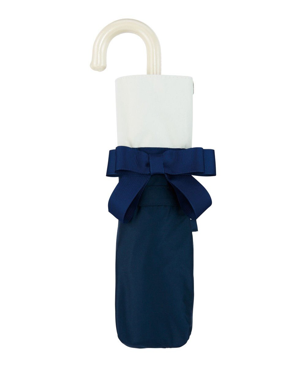 MOONBAT estaa 晴雨兼用 折りたたみ傘 グログランテープリボン 日傘 遮光 遮熱 UV 