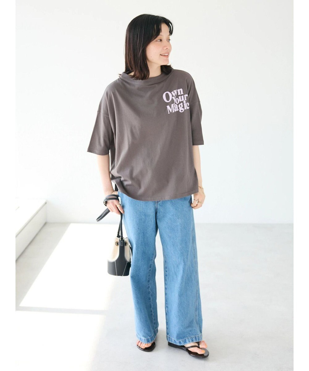 CRAFT STANDARD BOUTIQUE シルケット天竺　ロゴＰＴボトルネックＰＯ　５／Ｓ 