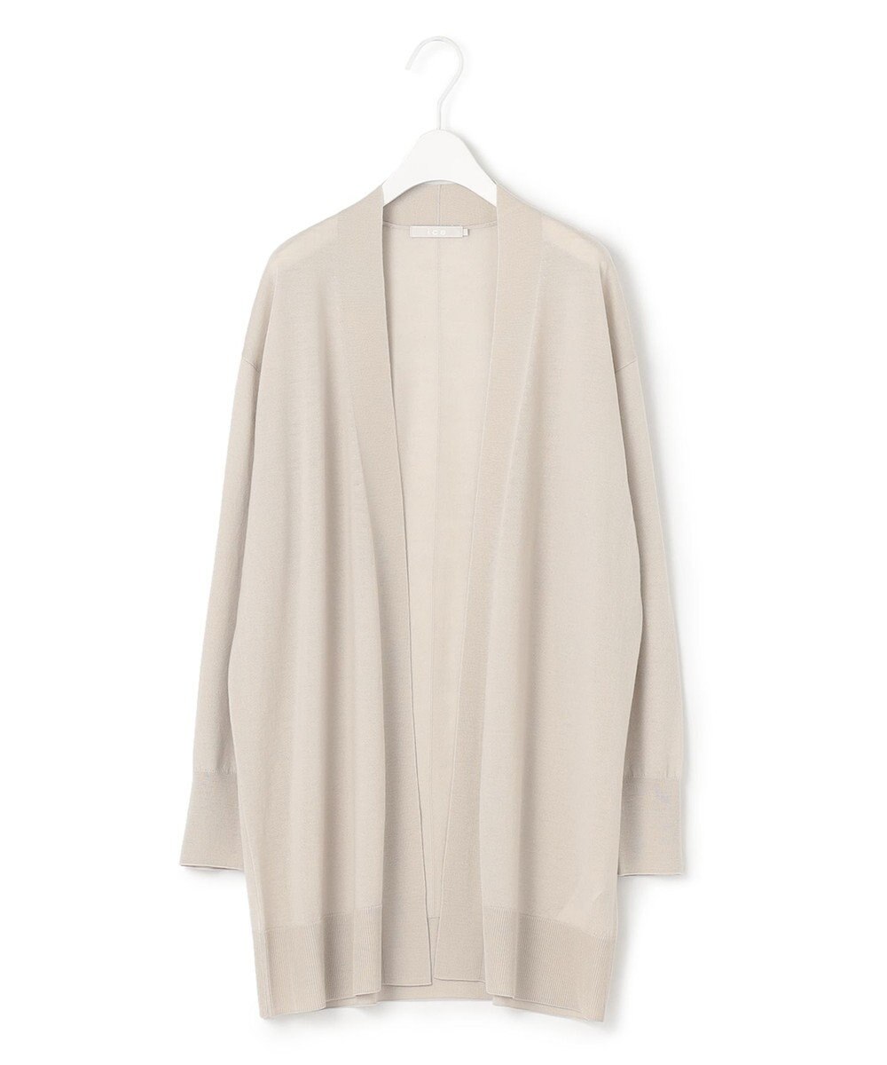 ICB 【洗える】 コンパクトウール カーディガン 