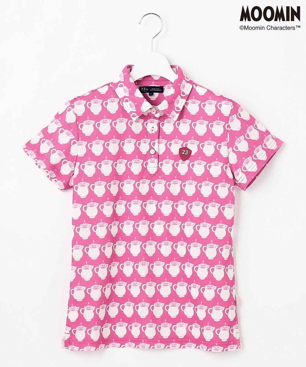 23区GOLF 【WOMEN】【MOOMIN COLLECTION】ムーミン 半袖 総柄プリント シャツ 