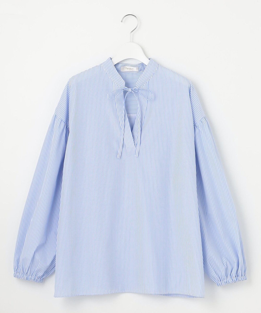 Feroux 【洗える】カフタンシャツ ブラウス 