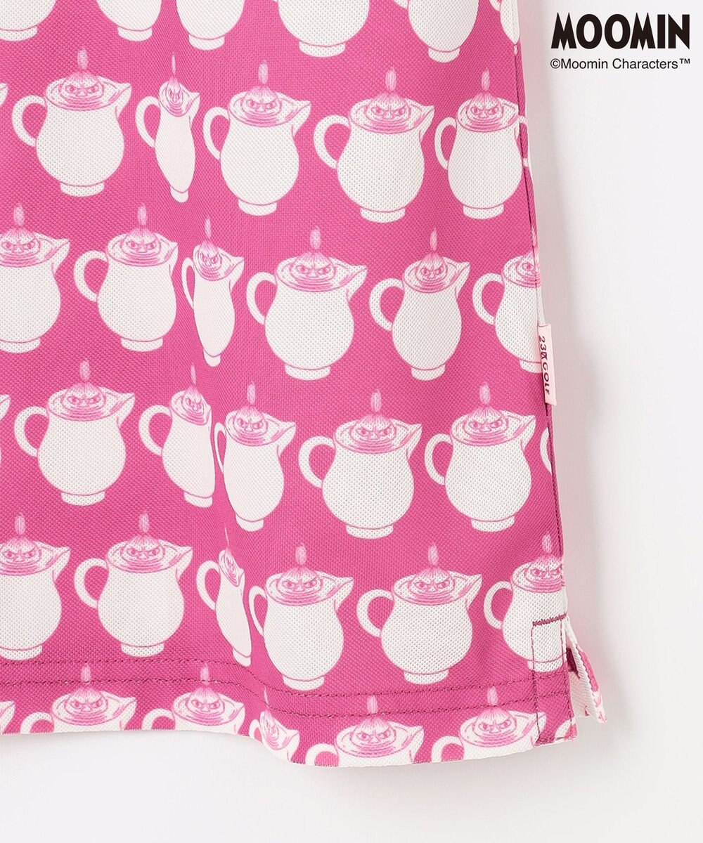 23区GOLF 【WOMEN】【MOOMIN COLLECTION】ムーミン 半袖 総柄プリント シャツ 