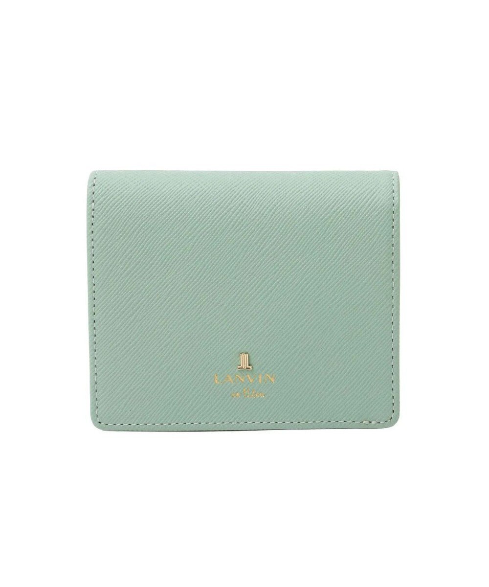 LANVIN en Bleu リュクサンブール 二つ折りコンパクト財布 
