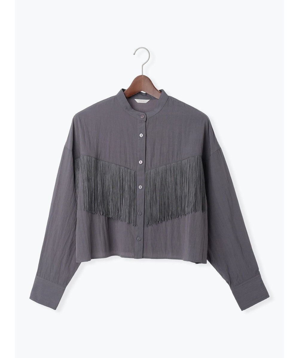 Te chichi フリンジショートシャツ《2025Autumn catalog vol.2 item》 