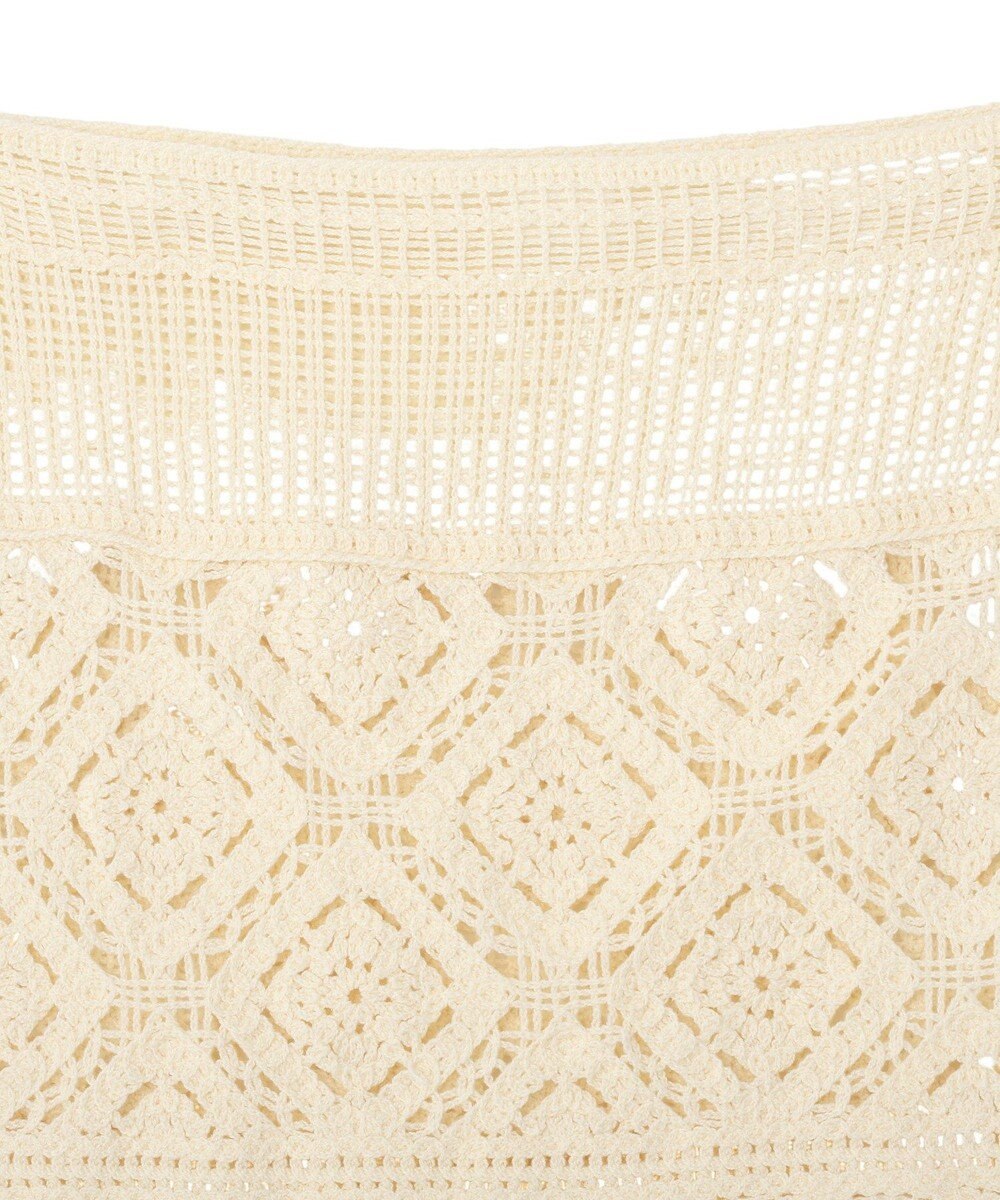 AMERICAN HOLIC クロシェニット巻きスカート 