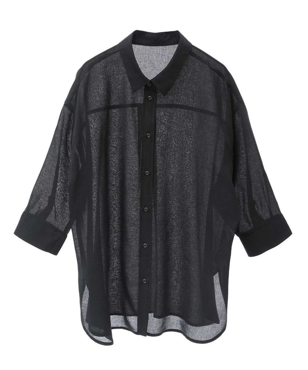 AMERICAN HOLIC シアーボイルレギュラー7分袖シャツ 