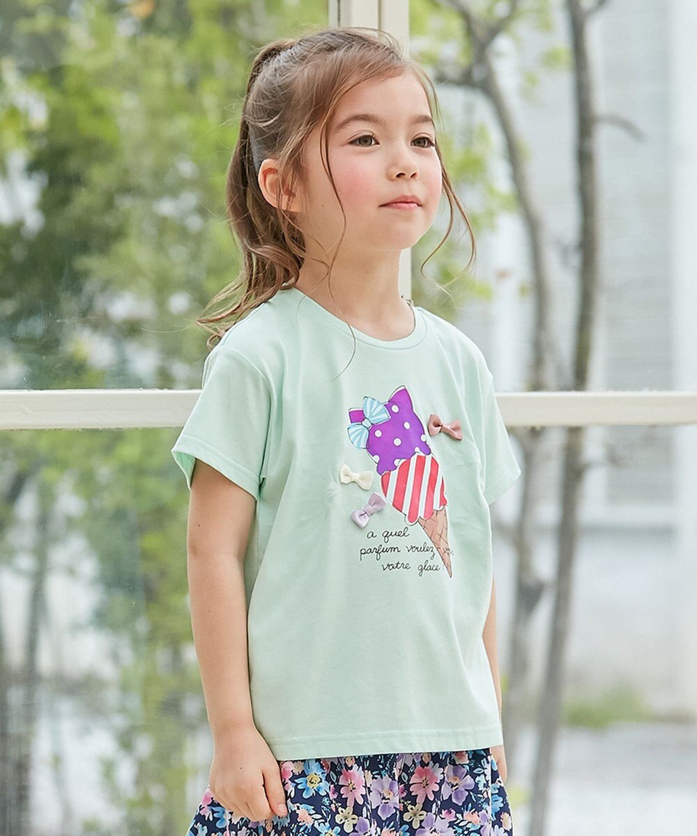 ANY KIDS 接触冷感 ミラクルプリント Tシャツ 