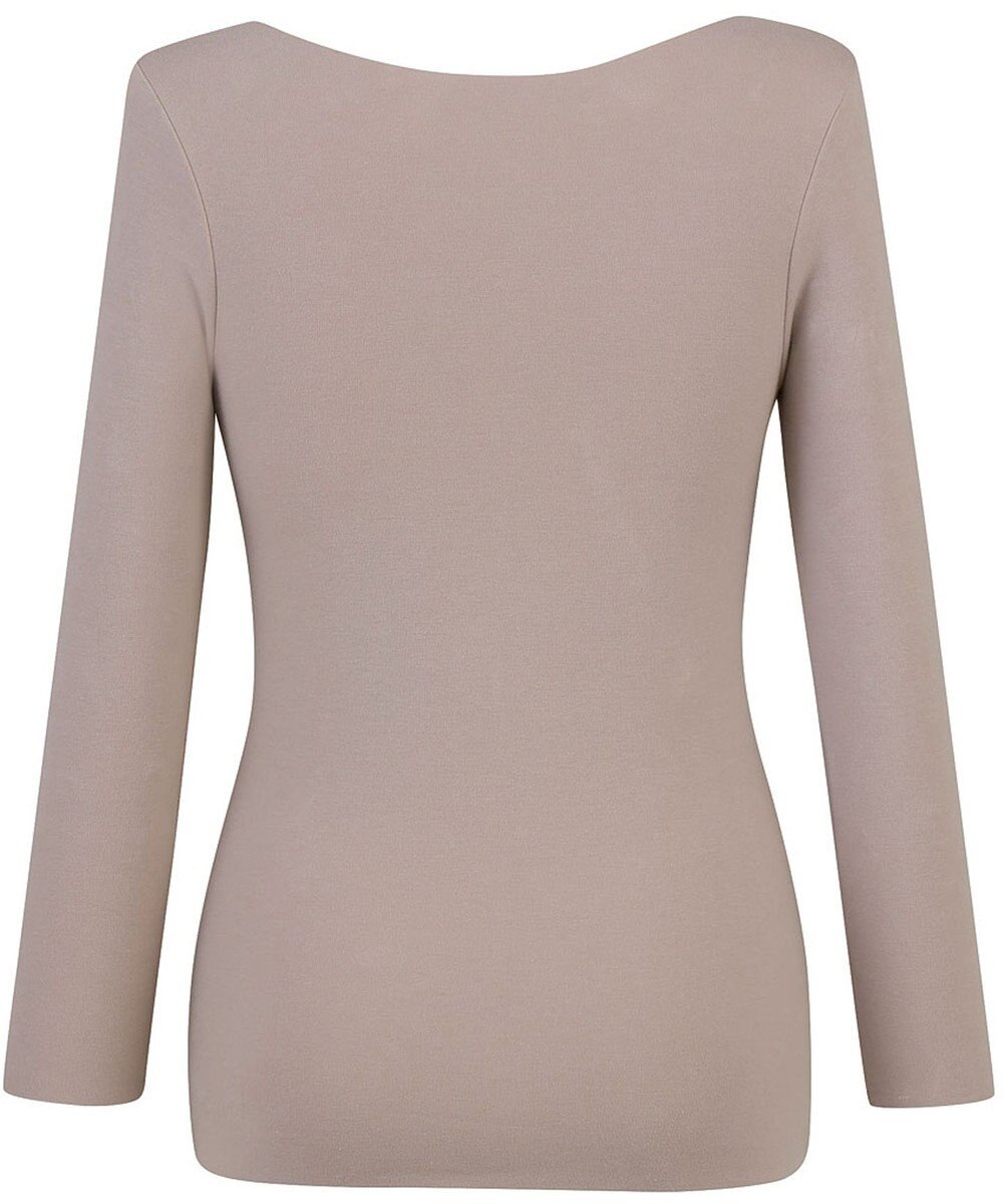 Wing あったかインナー 綿100％(肌側) アウターにひびきにくい ムレにくい 【綿の贅沢ここちフラット】 8分袖 長袖 秋 冬 EL4871 ウイング／ワコール 