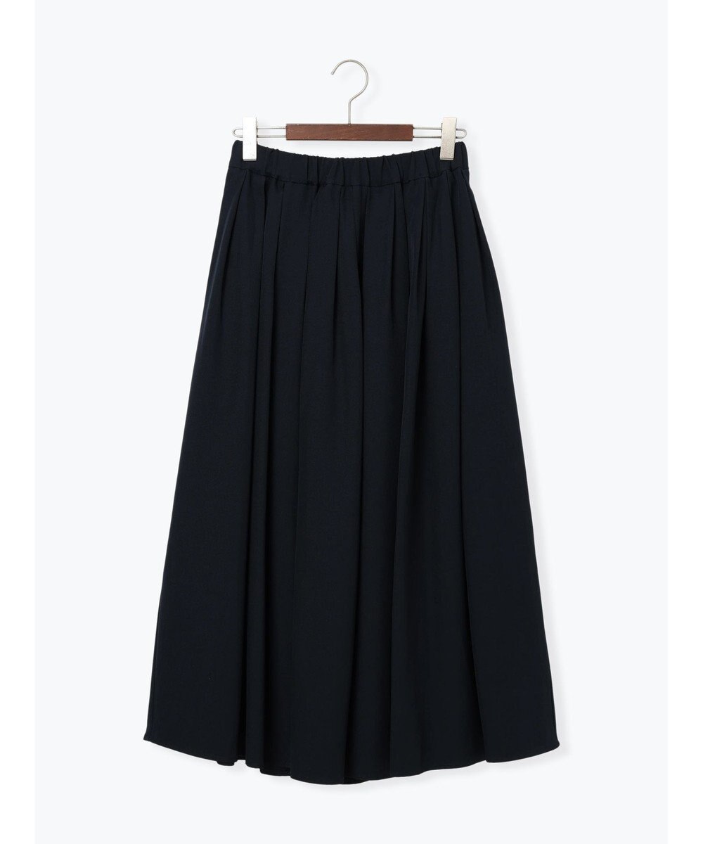 Te chichi フラッフィーツイルタックフレアスカート 