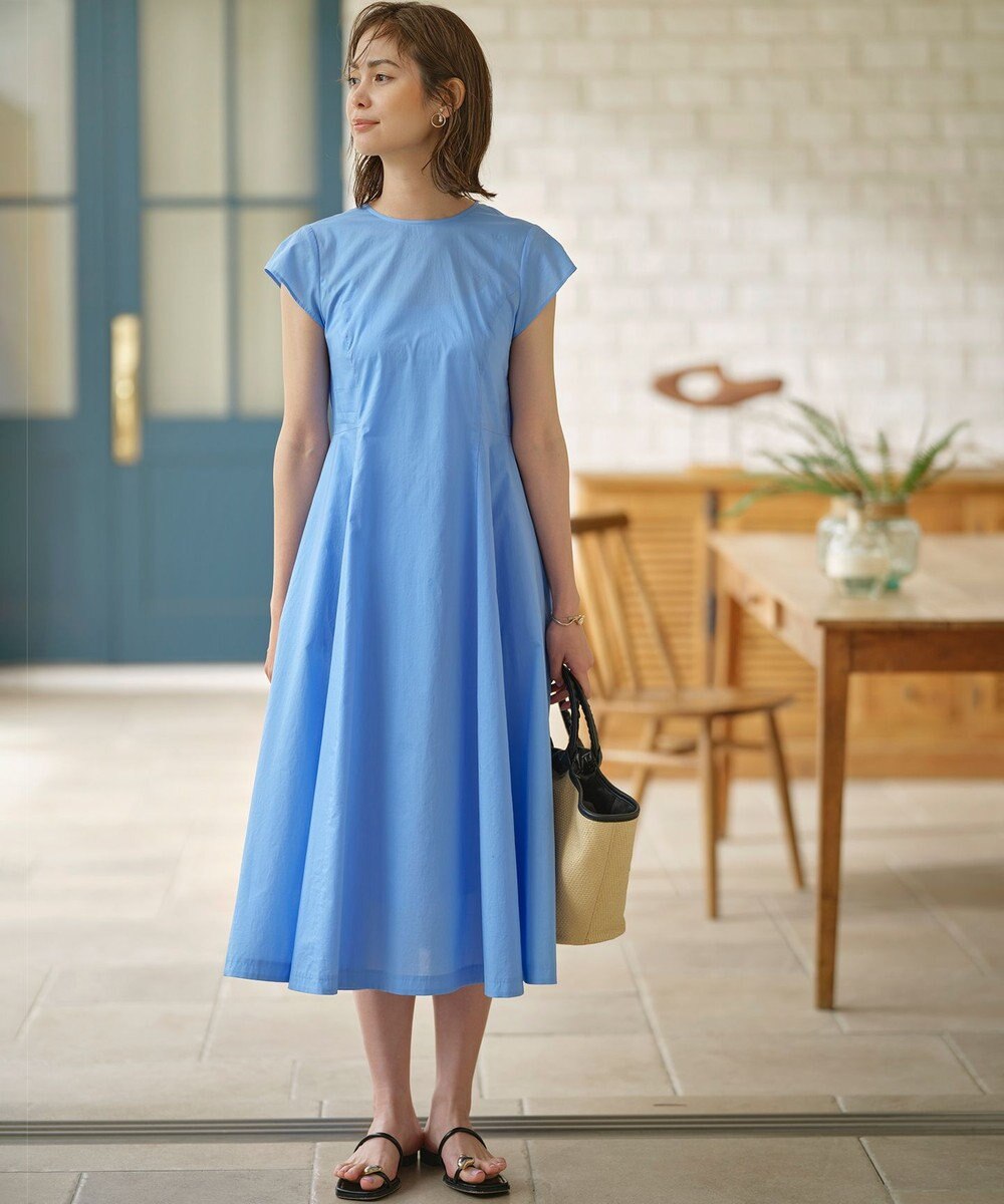 組曲 コットンローン フレアワンピース 