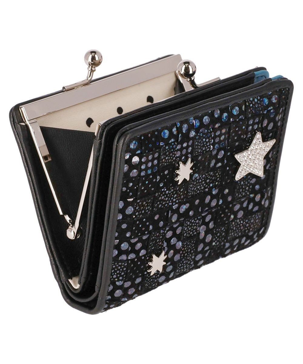 tsumori chisato CARRY キラメッシュ 2つ折り財布 がま口 ミニ財布 