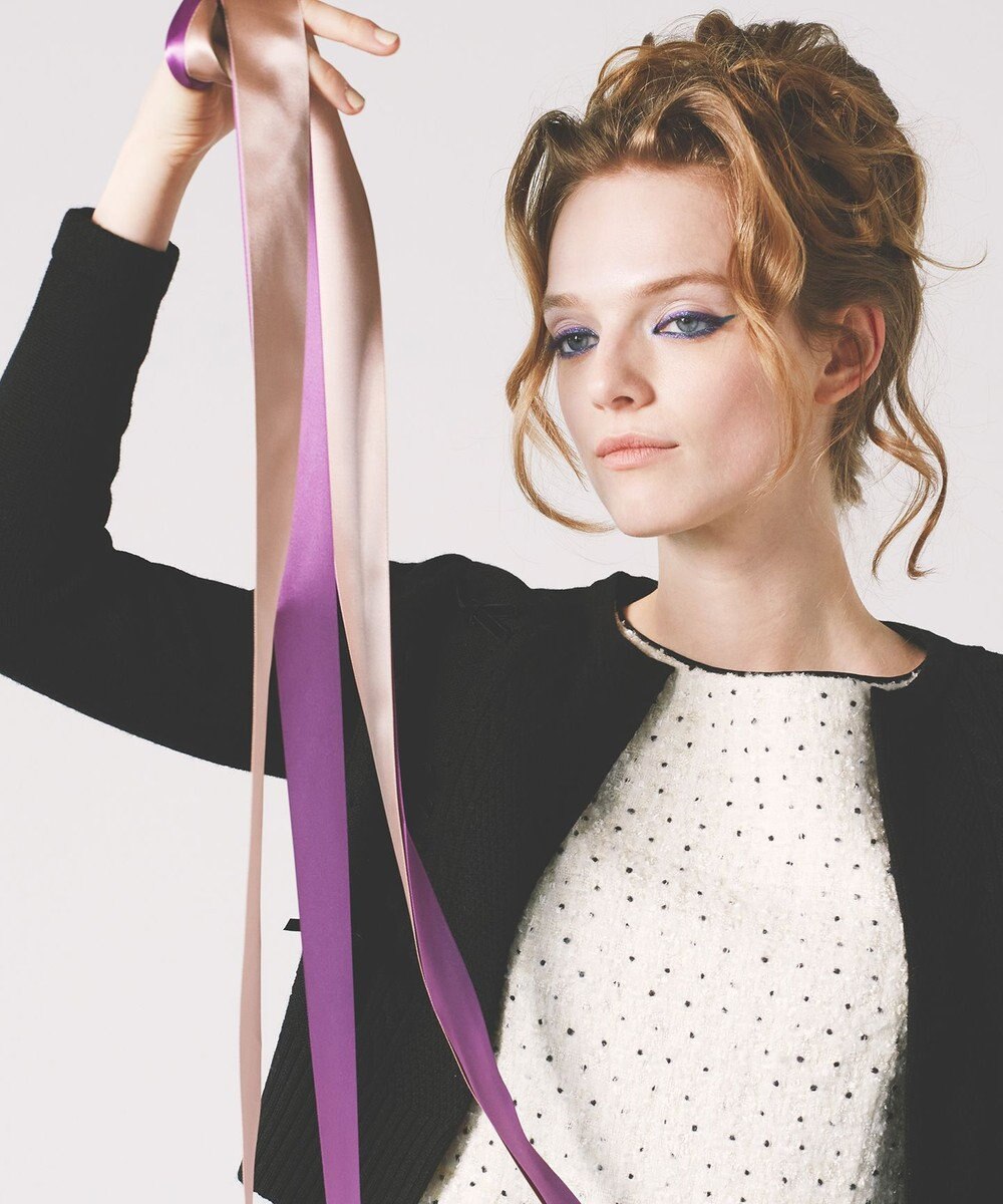 TOCCA CHIFFON TWEED ドレス 