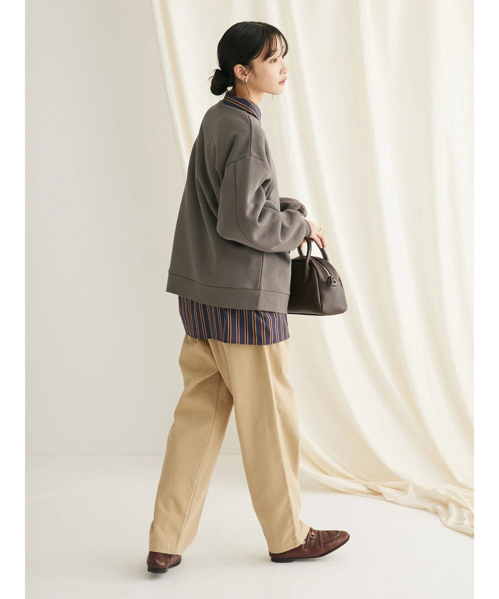 CRAFT STANDARD BOUTIQUE 綿ピーチ綺麗シルエットパンツ 