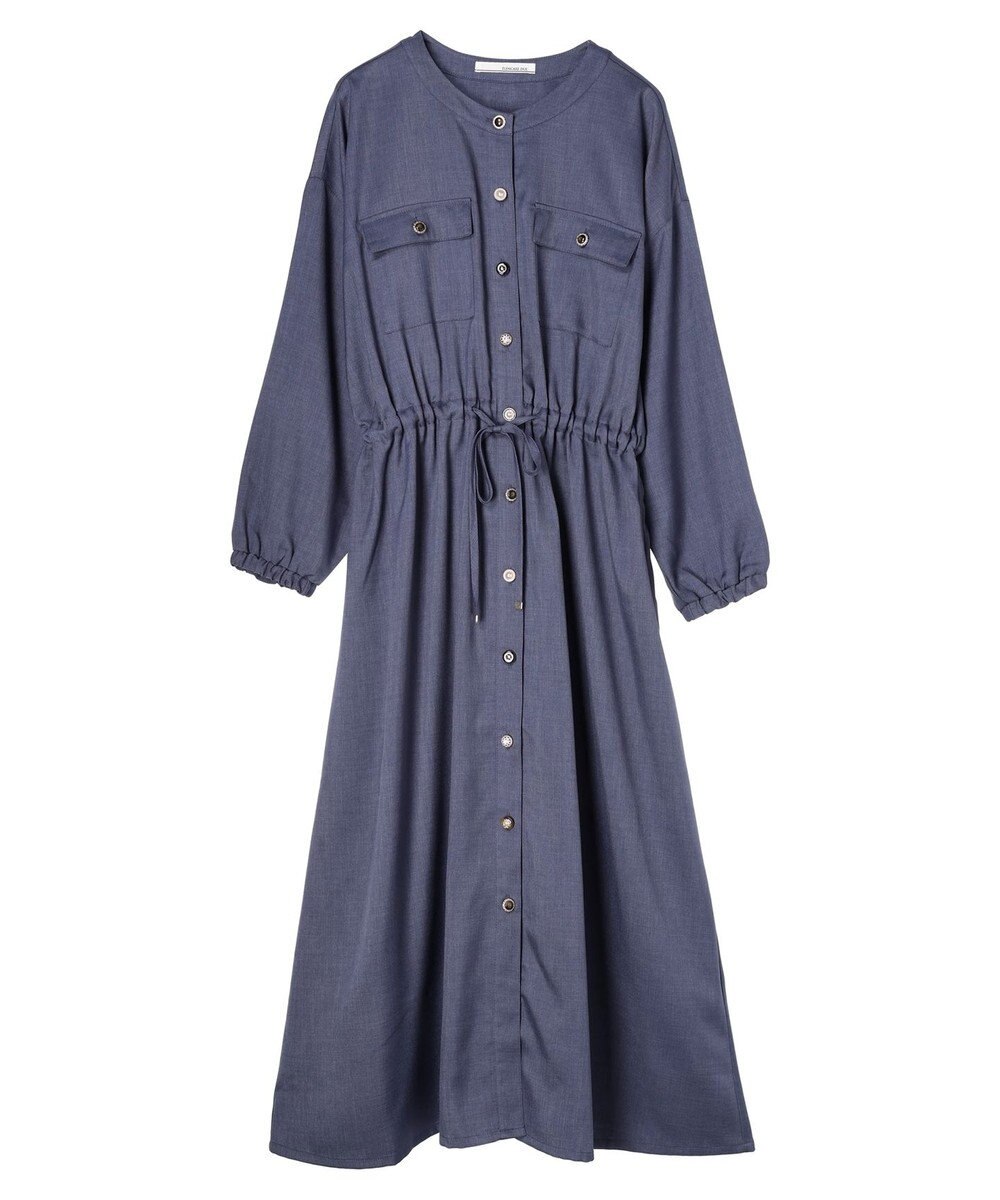 Green Parks ・ＥＬＥＮＣＡＲＥ　ＤＵＥ　イロイロ釦ドロストワンピース 