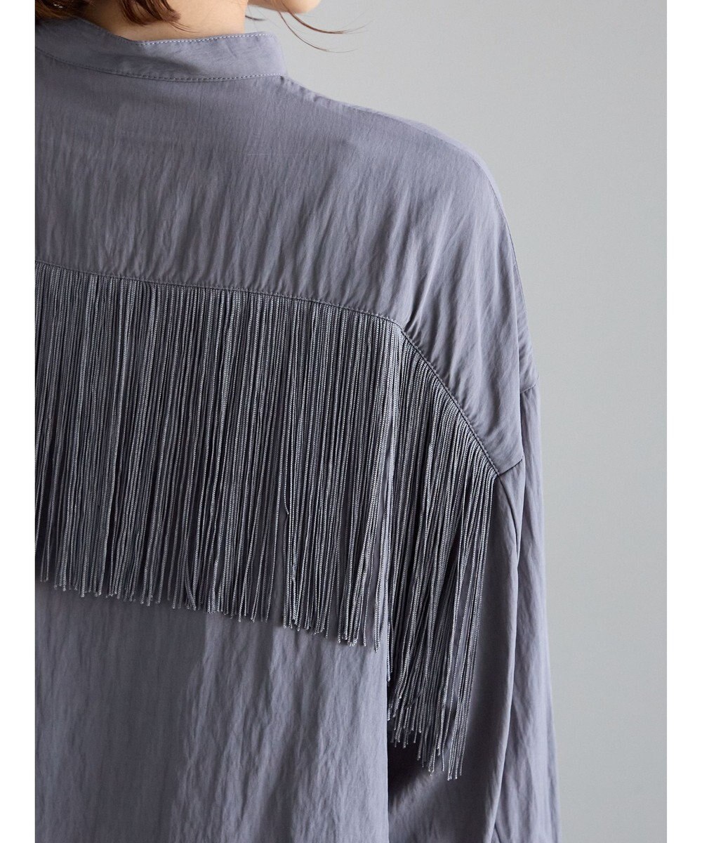 Te chichi フリンジショートシャツ《2025Autumn catalog vol.2 item》 