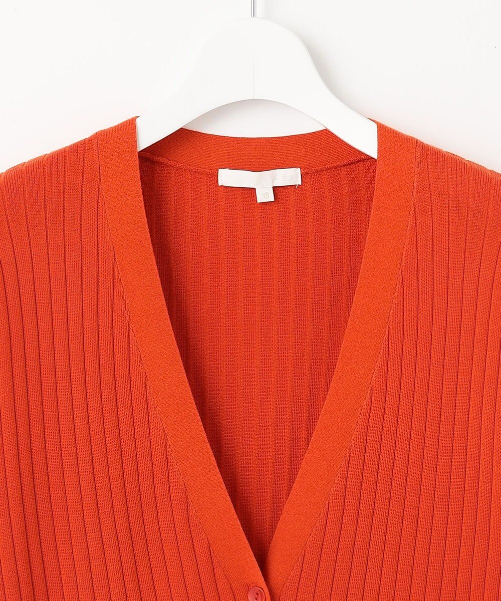 自由区 【アンサンブル対応・洗える】ハイツイストコットンアセテート カーディガン 