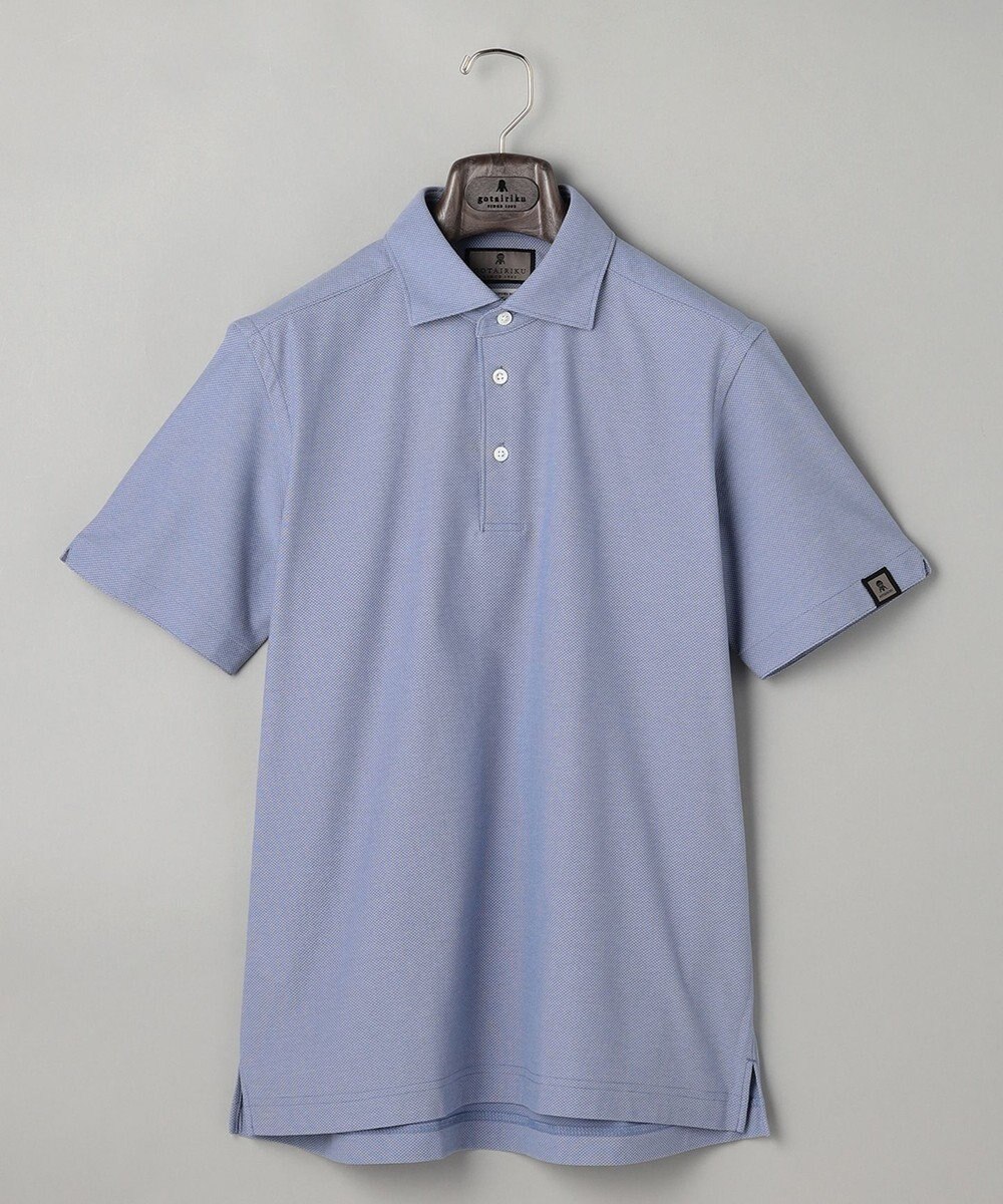 GOTAIRIKU 3年連続売上NO1/キングサイズ登場【仕事で着られる】キレイめ 鹿の子 BIZ ポロシャツ 