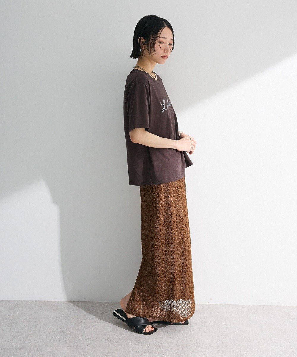 Green Parks リボンレギュラーＴシャツ 