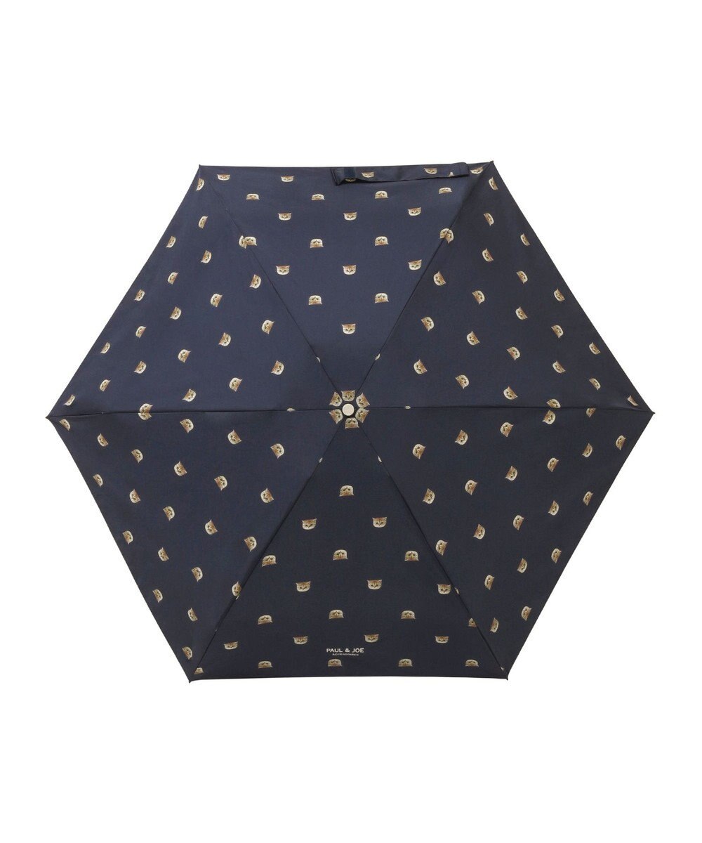 MOONBAT 【UVカット/コンパクト】ポール & ジョー (PAUL & JOE ACCESSOIRES) 折りたたみ雨傘 ドットヌネット 