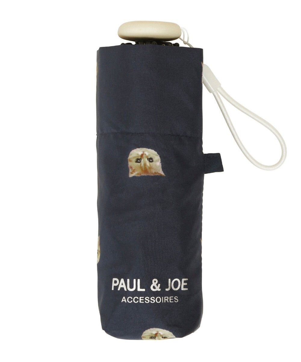 MOONBAT 【UVカット/コンパクト】ポール & ジョー (PAUL & JOE ACCESSOIRES) 折りたたみ雨傘 ドットヌネット 