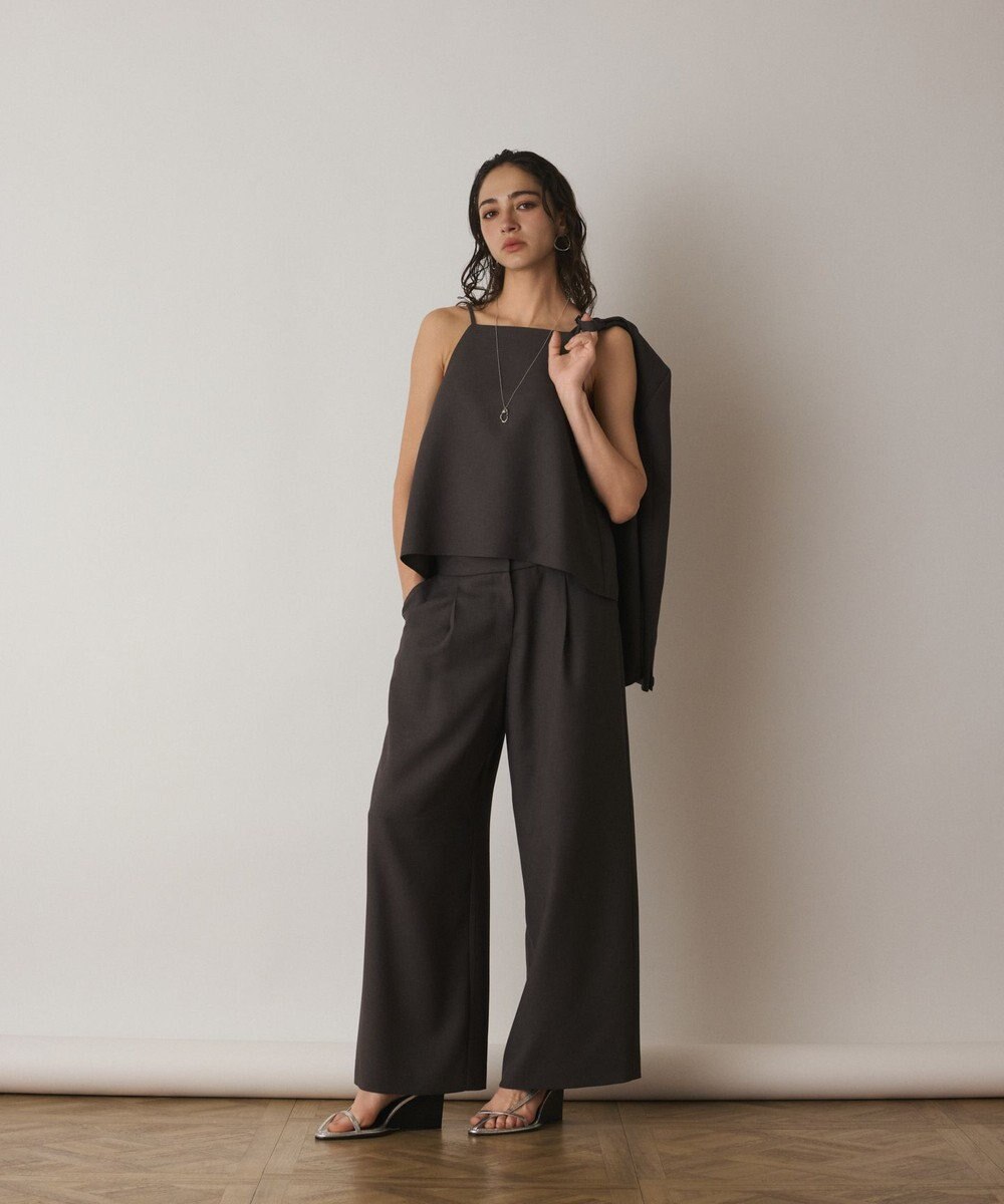 GRACE CONTINENTAL キャミ付レイヤードパンツ 