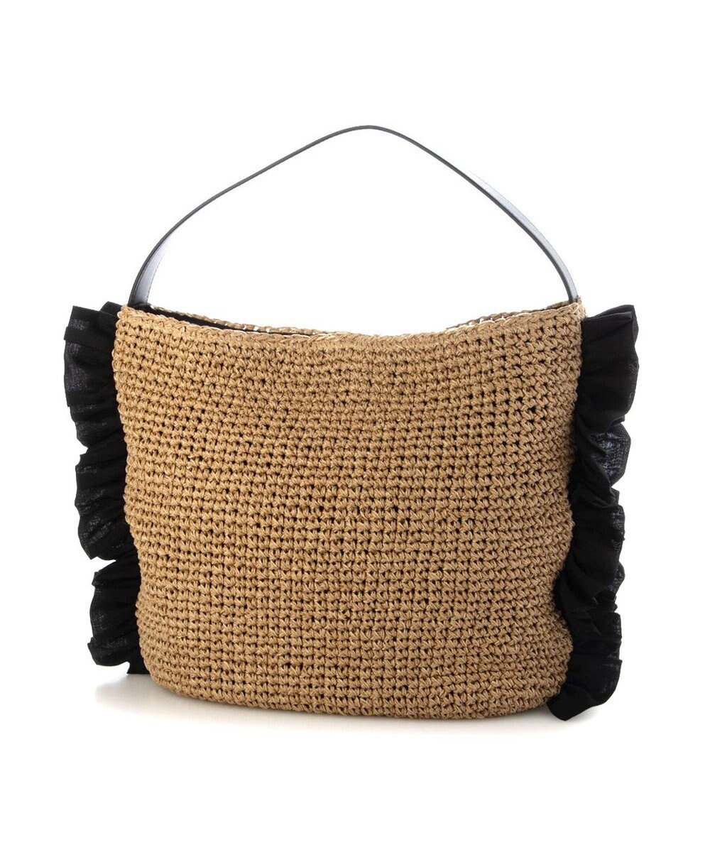 UNBILLION カシュカシュ cachecache / サイドフリルワンンハンドルトート カゴバッグ 