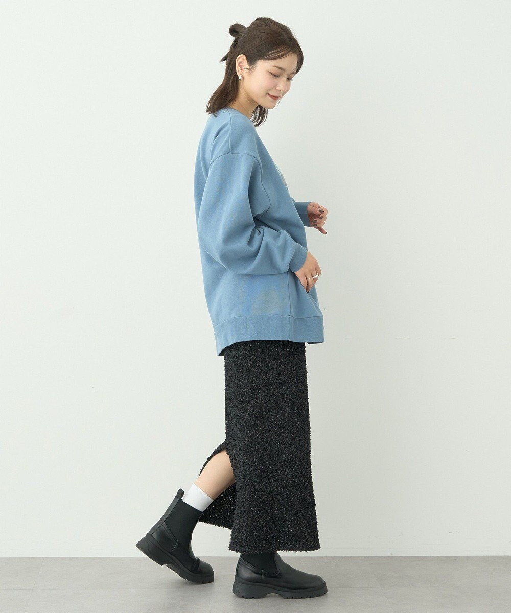 earth music&ecology ウ゛ィンテージ風裏毛ロゴプルオーバー 