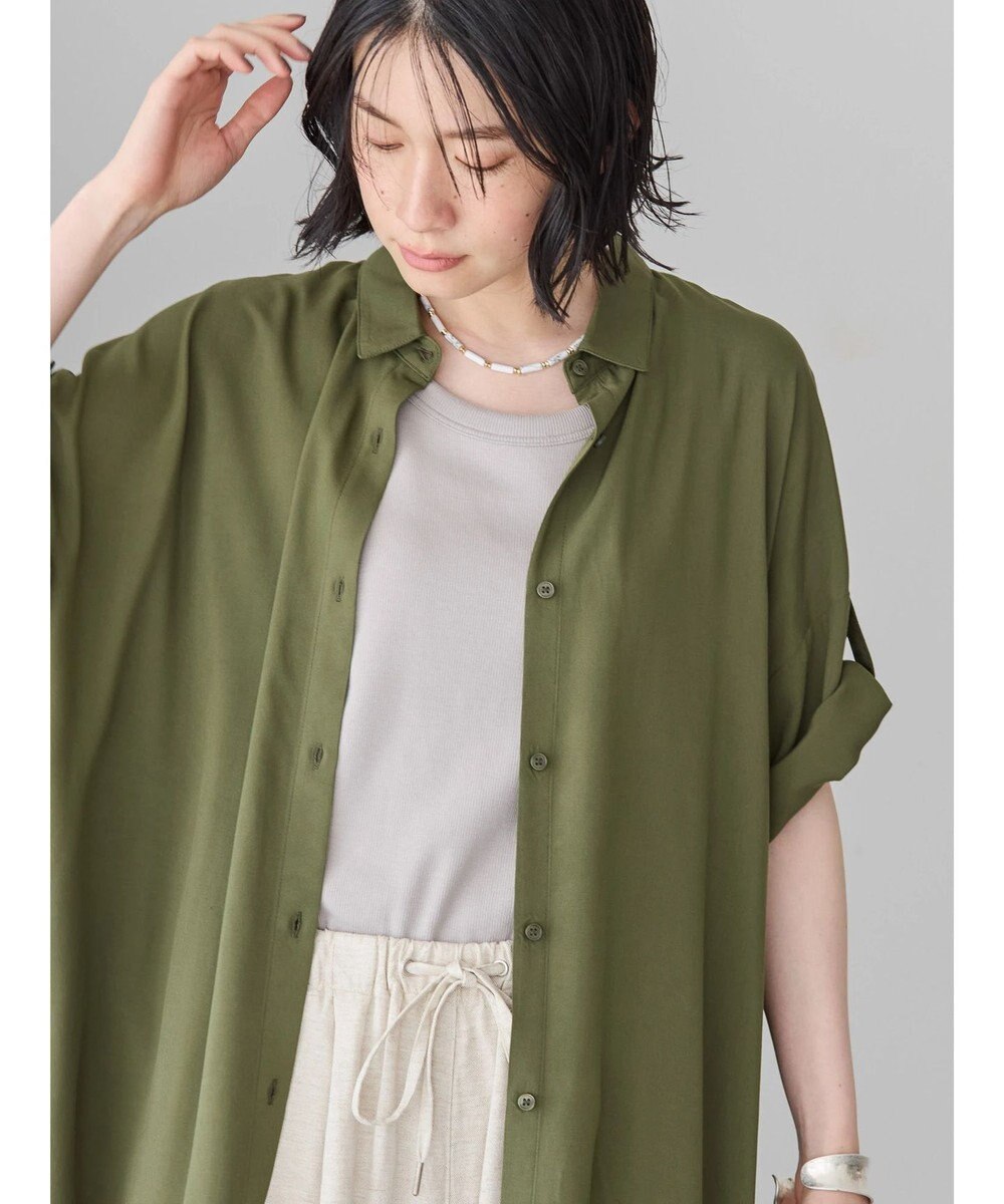 AMERICAN HOLIC サラックールメッシュ切替ワンピース 