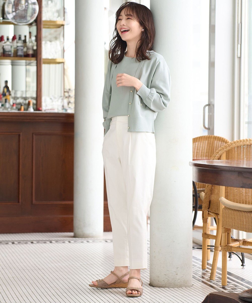 ANY SIS 【洗える】パール調ポイント カーディガン 