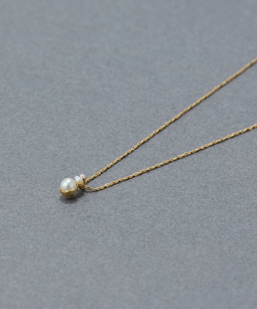 Phoebe 〈金属アレルギー対応〉パールブルームネックレス　小粒パール 