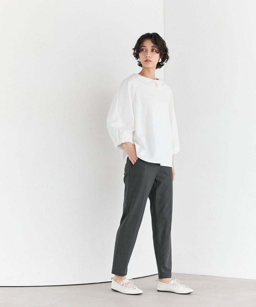 #Newans 【セレモニーにも/洗濯機可】ランタンスリーブブラウス 