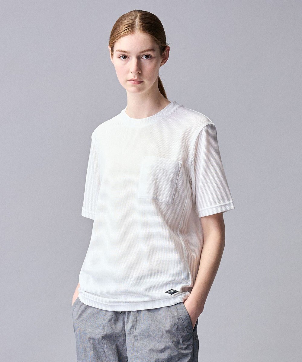 JOSEPH ABBOUD MOUNTAIN 【ゆったり】グリットワッフル アウトドアTシャツ 