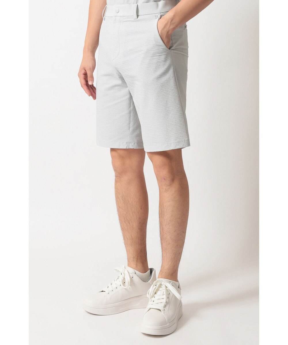 DAKS DAKS GOLF シアサッカーハーフパンツ 