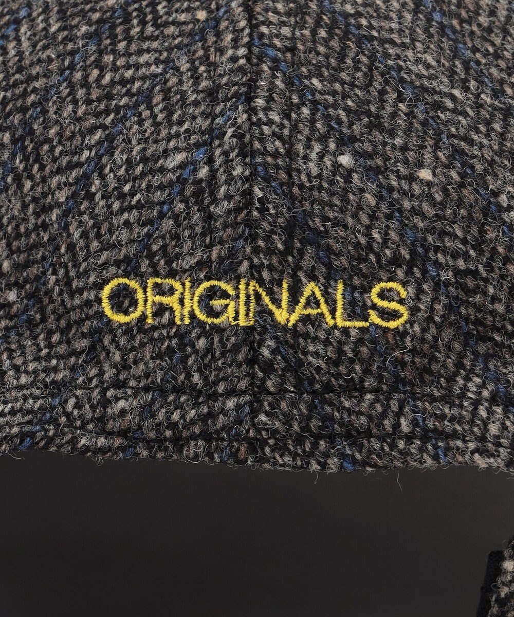 J.PRESS MEN 【J.PRESS ORIGINALS】Lambs Tweed Logo Cap 