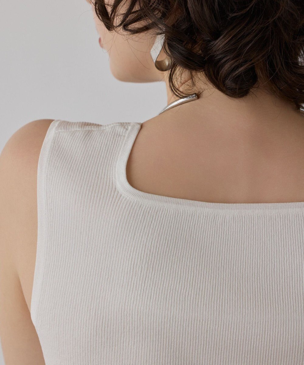 GRACE CONTINENTAL ブライトニットノースリーブ 