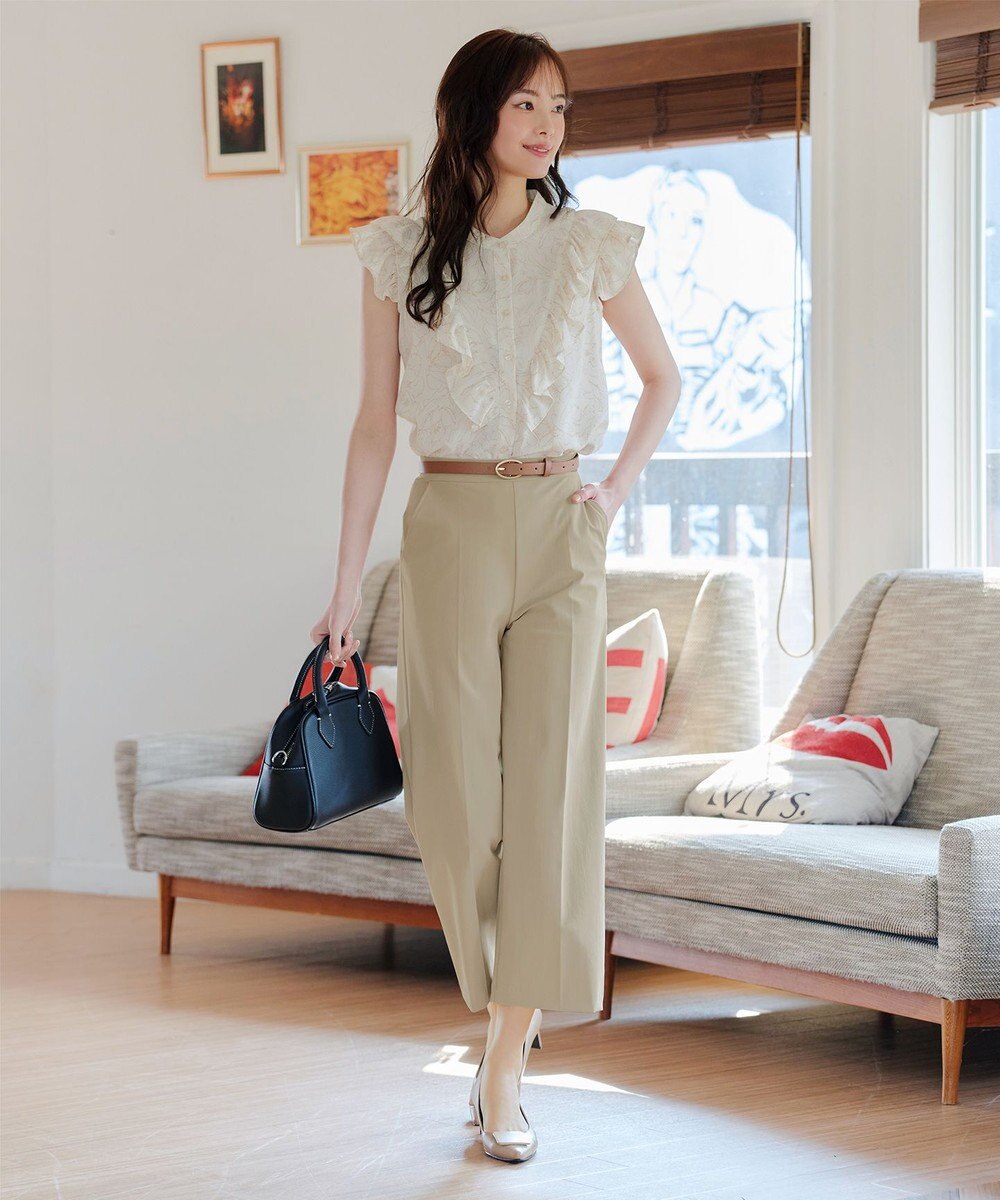 Tiaclasse 【日本製・洗える・接触冷感・吸水速乾・UVカット】サーラドライ・ワイドパンツ 