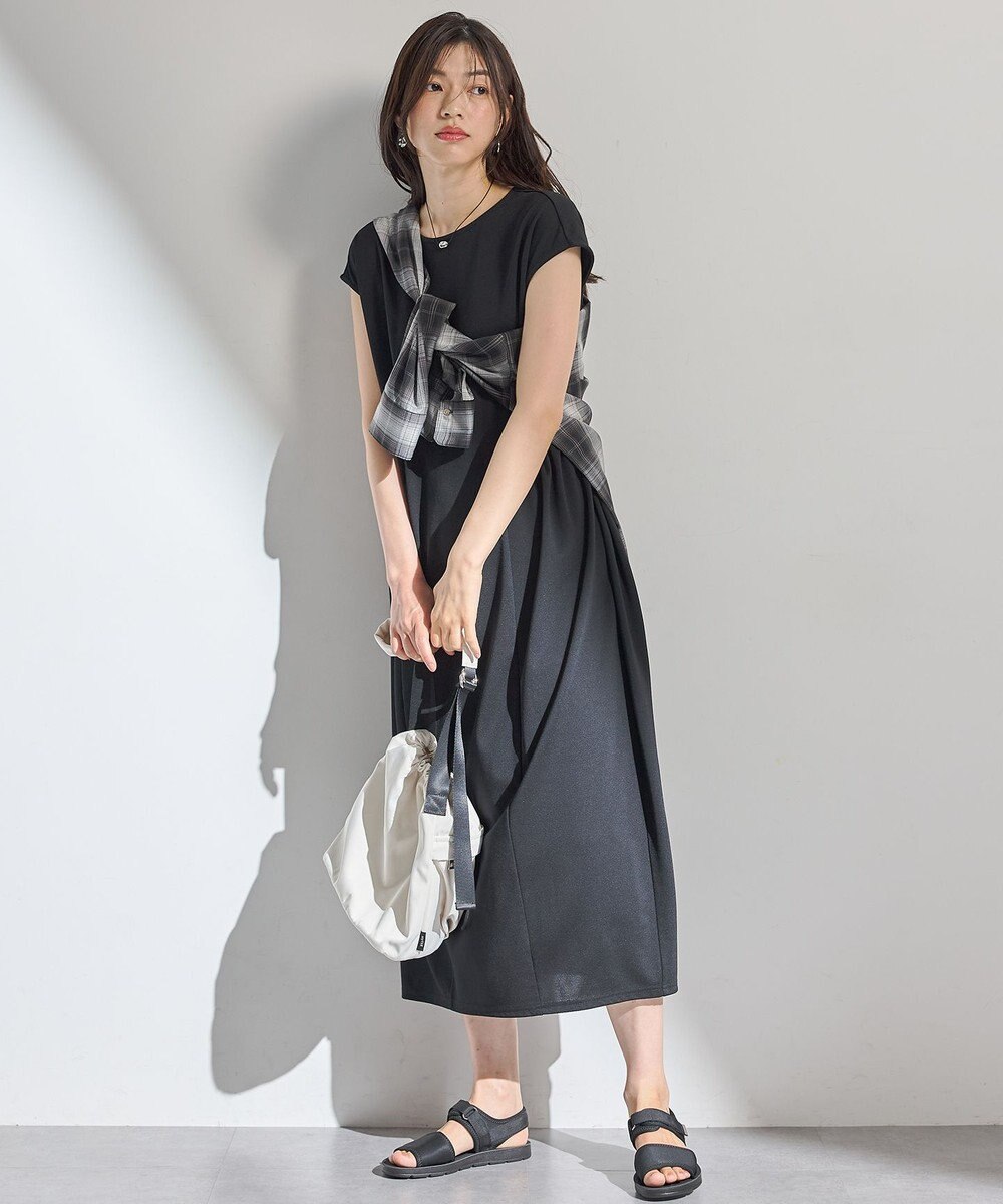 ANY L オンブレーチェックオーバーシャツ 