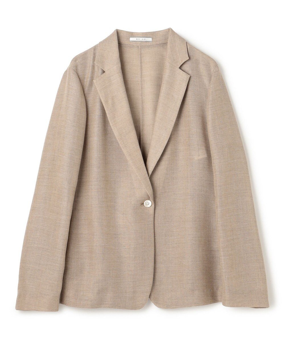 BEIGE， LIATRIS / シアー テーラードジャケット 