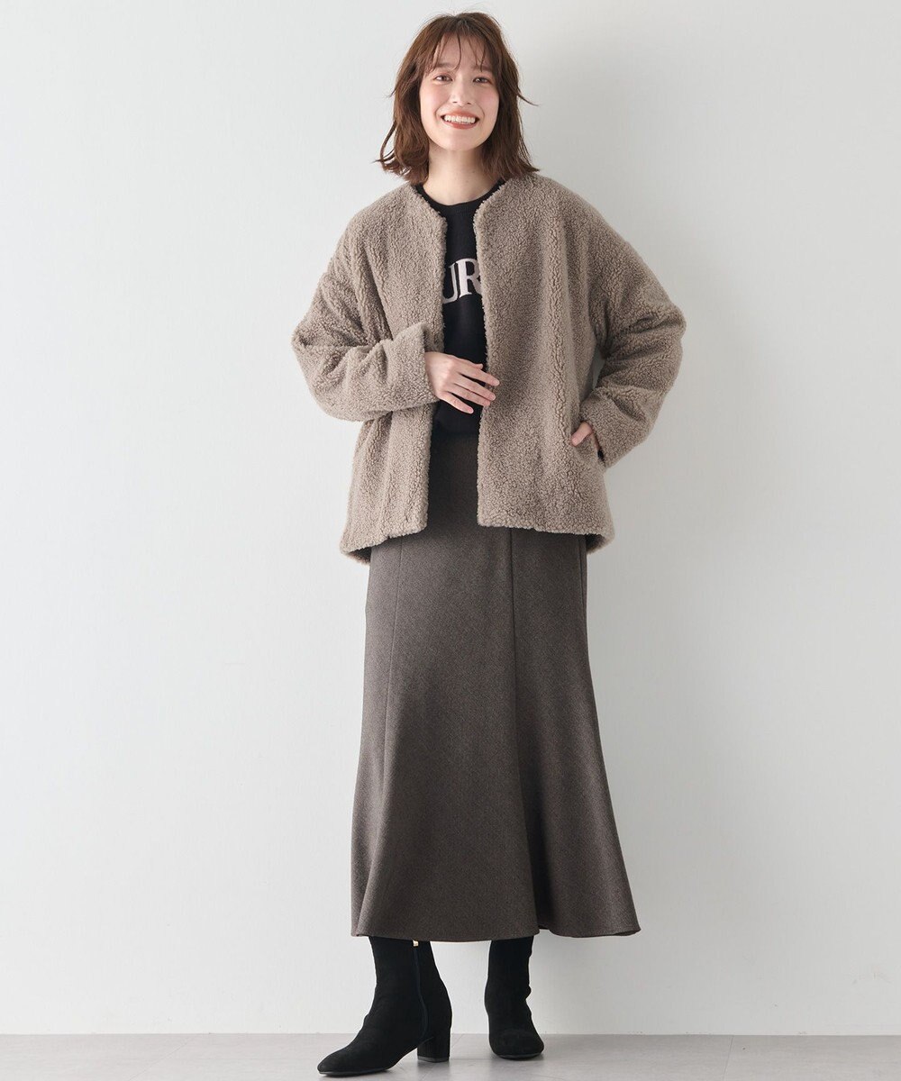 ANY L カールボアブルゾン 